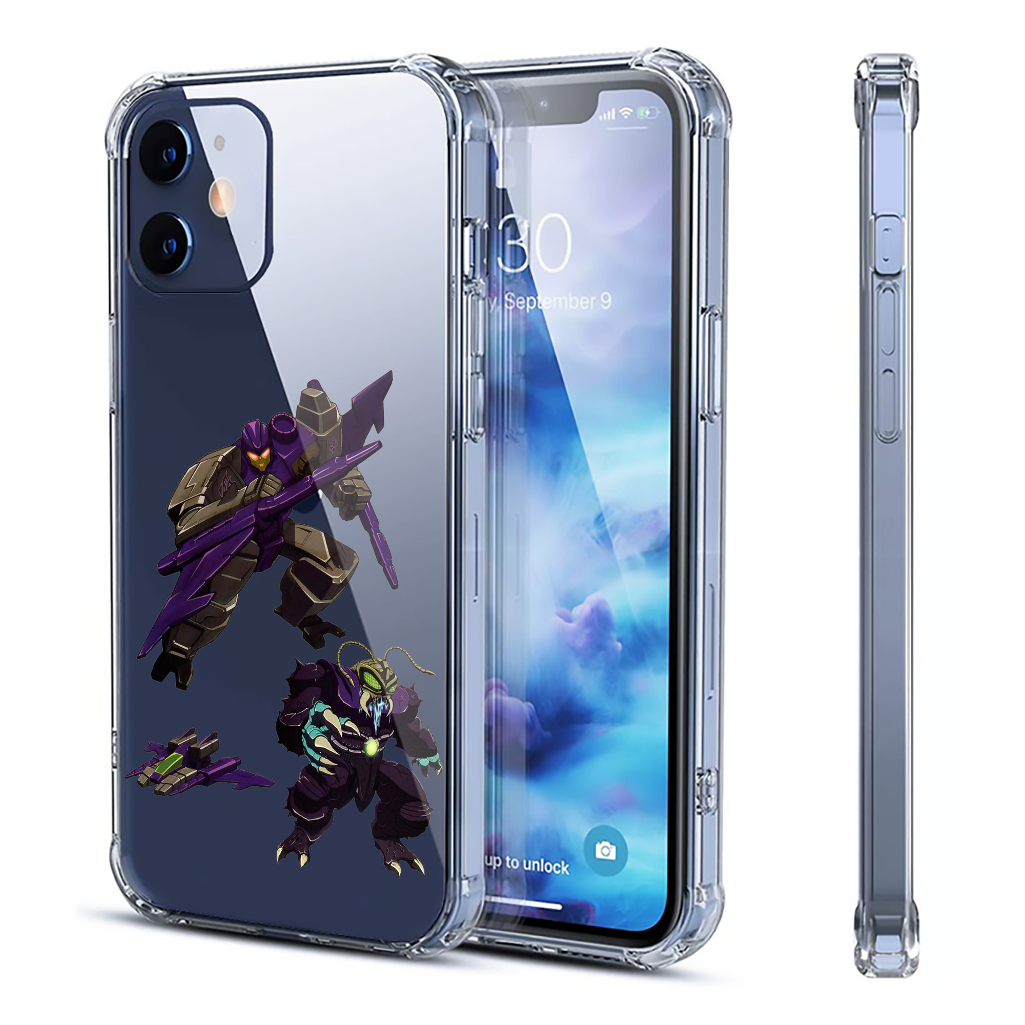 （画像用）  【iPhone 12シリーズ対応】透明スマホケース（クリアソフトケース）